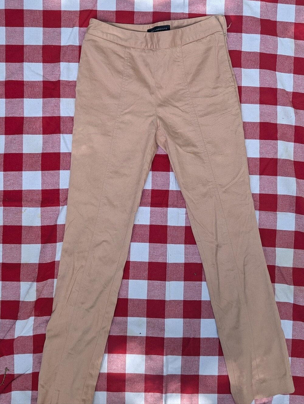Stretch Slim Fit Women's Pants in Blush
